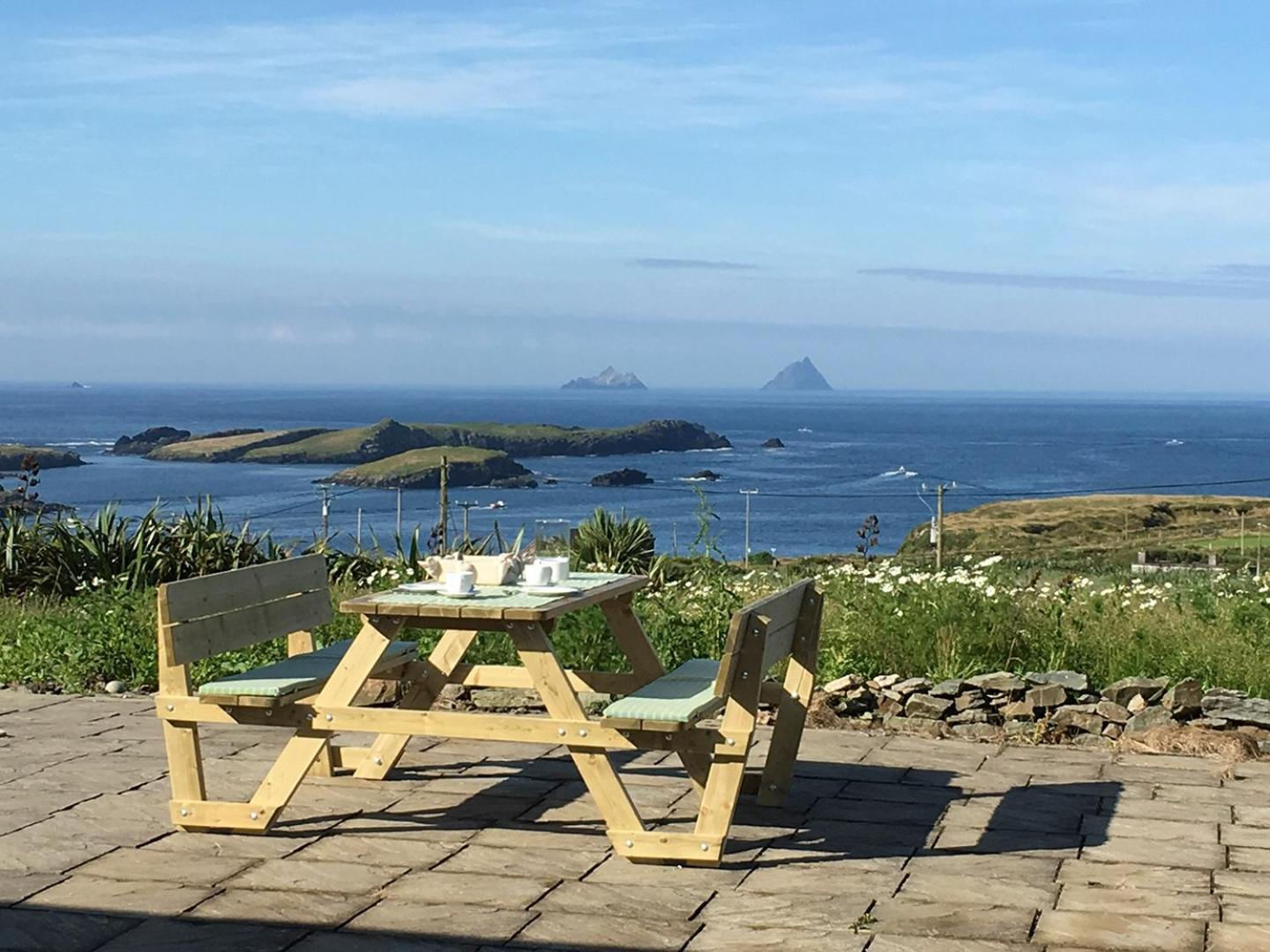 Ring Of Kerry - Einmaliger Blick Auf Skelligs Lägenhet Clynacartan Exteriör bild